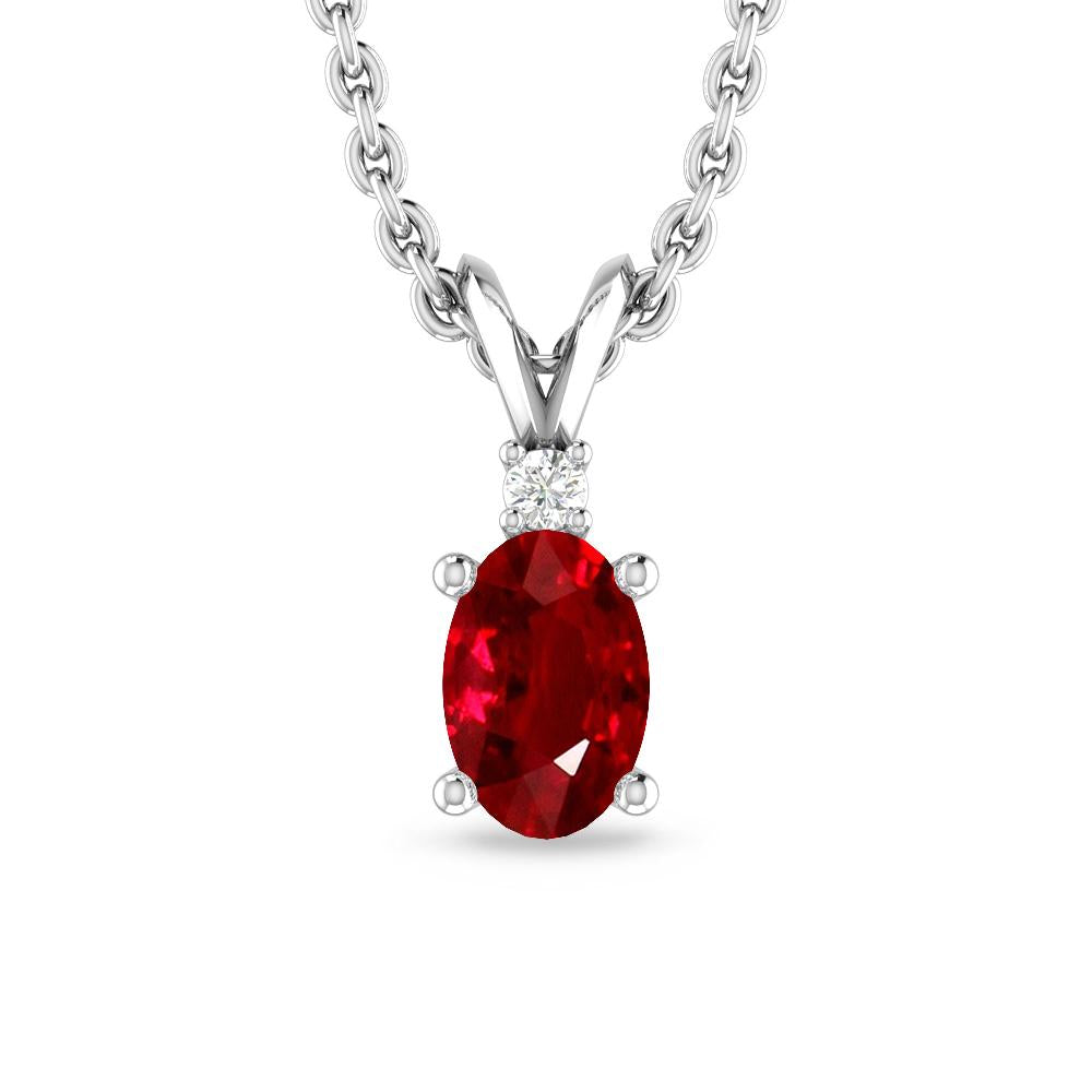 White Gold - Ruby