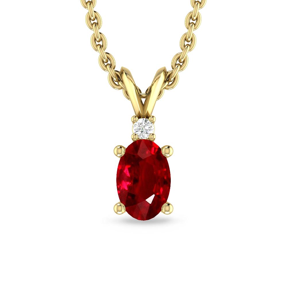 Yellow Gold - Ruby