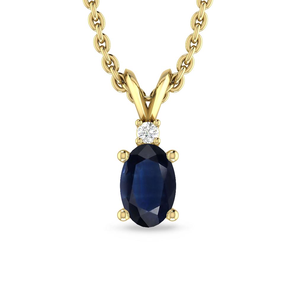 Yellow Gold - Sapphire