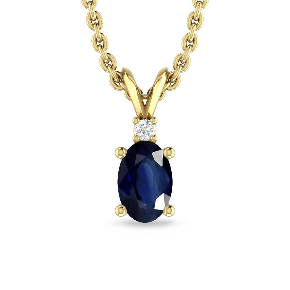 Yellow Gold - Sapphire