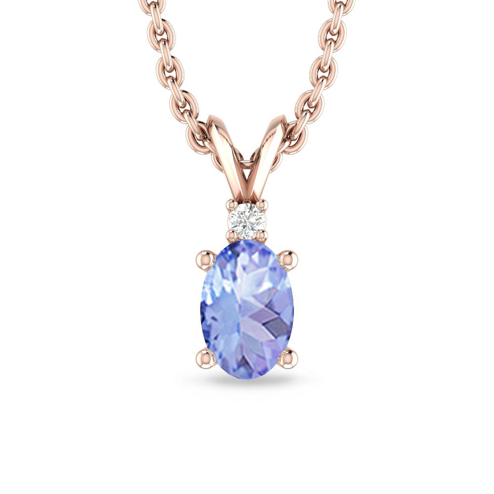 Rose Gold - Tanzanite