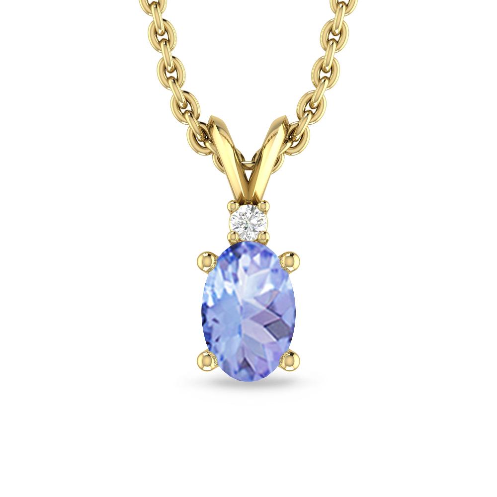 Yellow Gold - Tanzanite