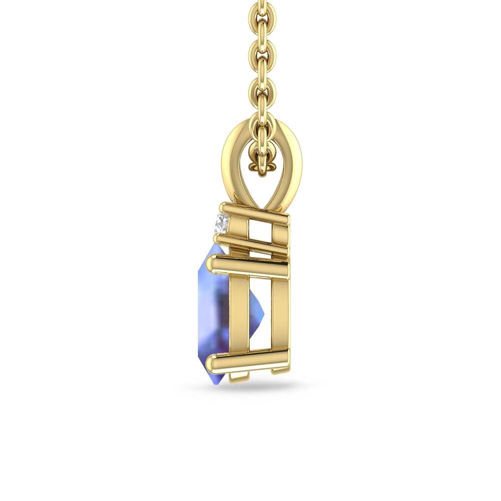 Yellow Gold - Tanzanite