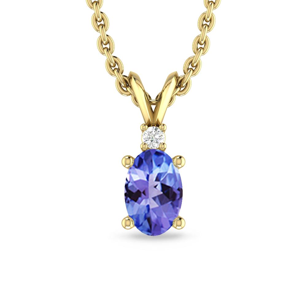 Yellow Gold - Tanzanite