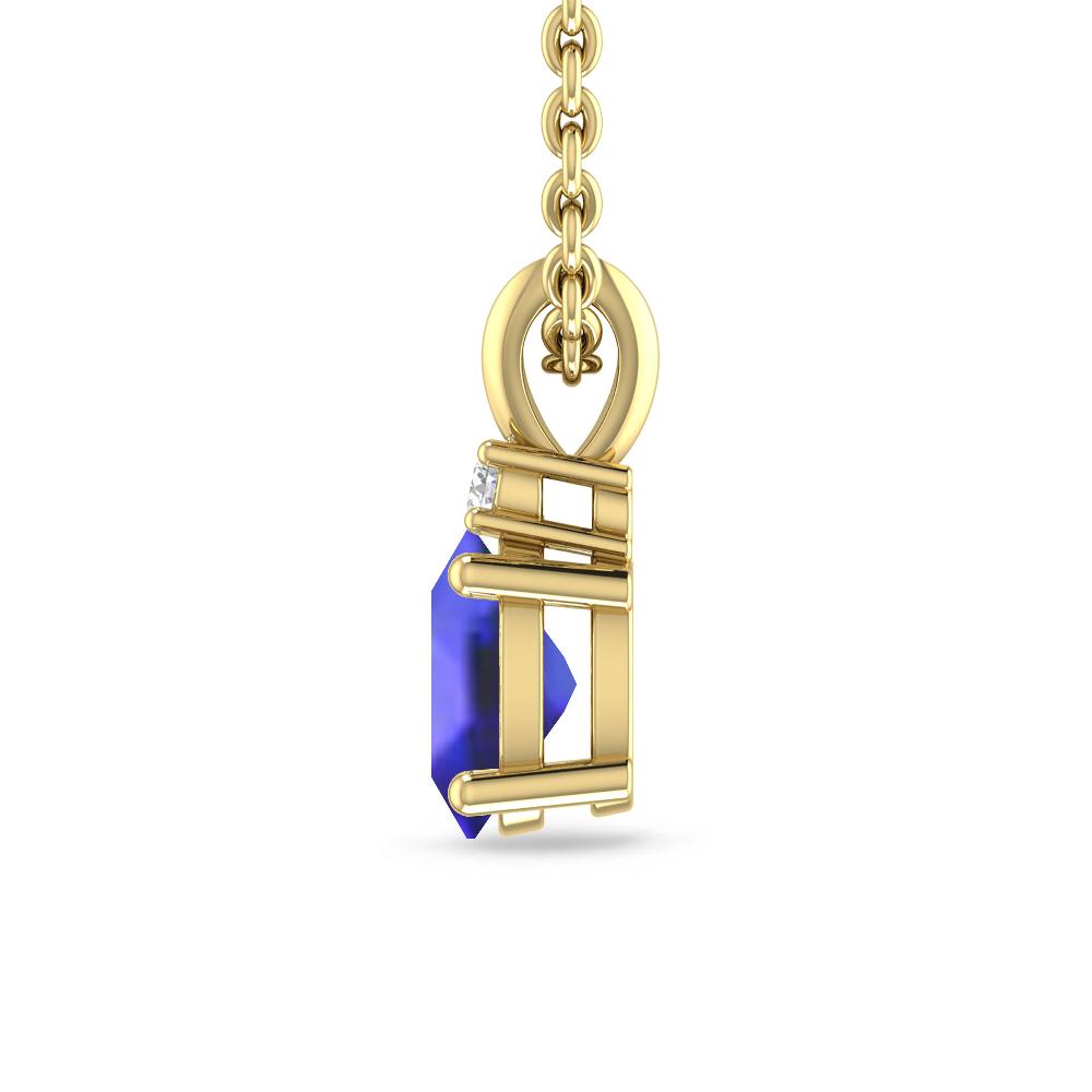 Yellow Gold - Tanzanite