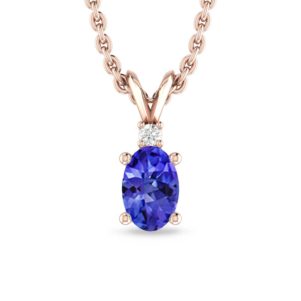 Rose Gold - Tanzanite