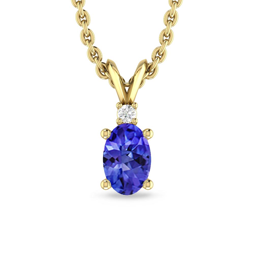 Yellow Gold - Tanzanite