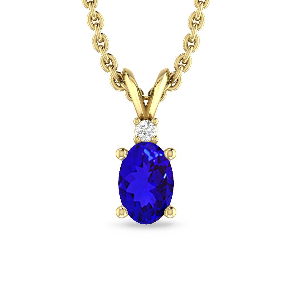 Yellow Gold - Tanzanite