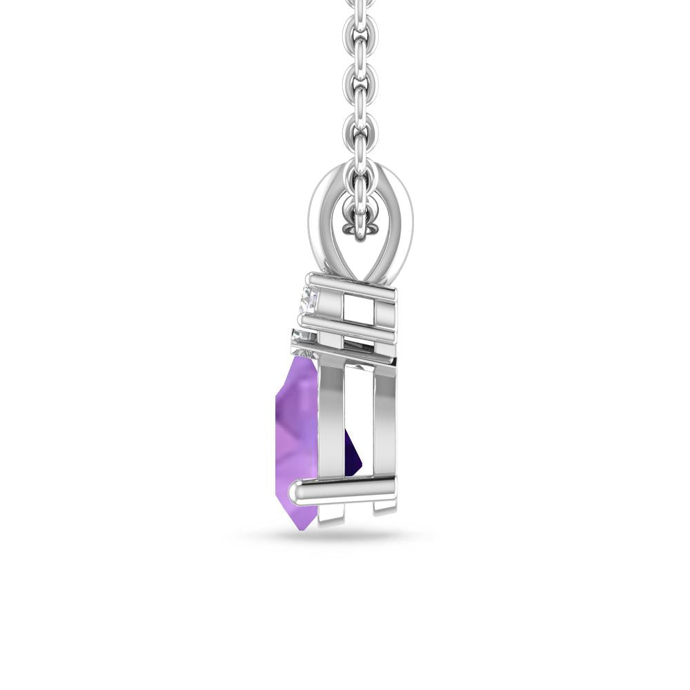 White Gold - Amethyst