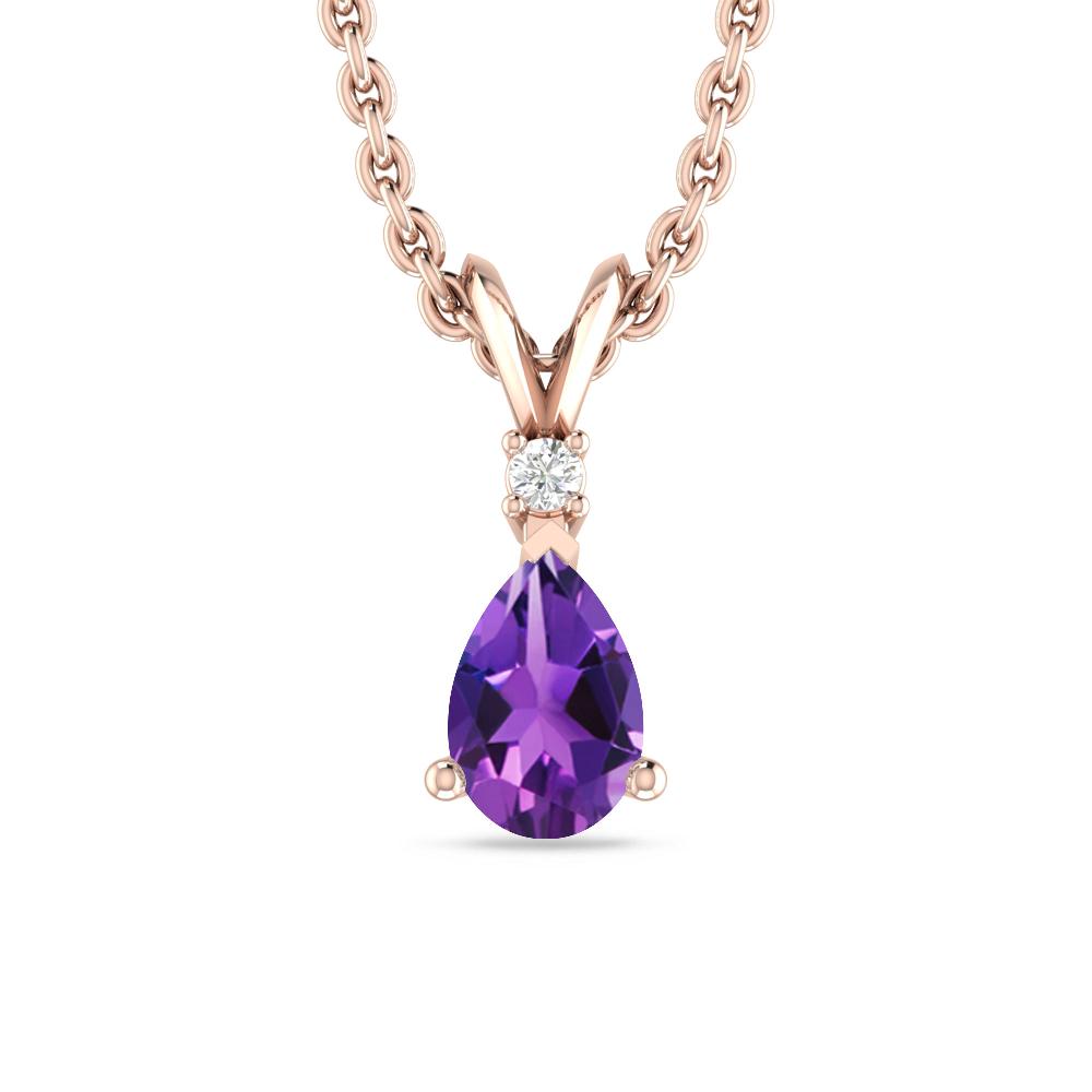 Rose Gold - Amethyst