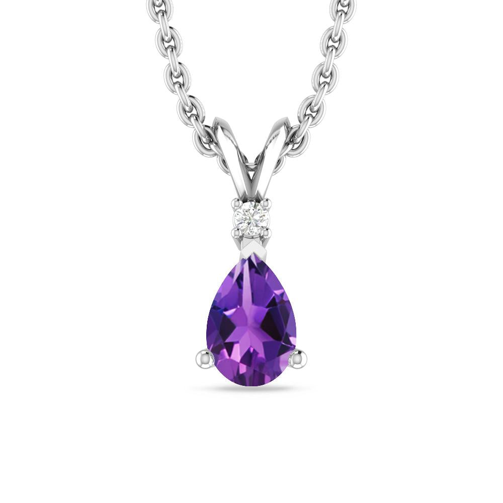 White Gold - Amethyst