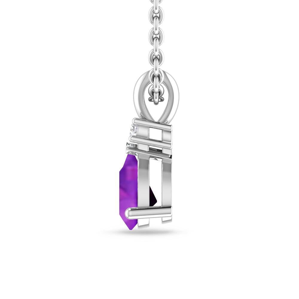 White Gold - Amethyst