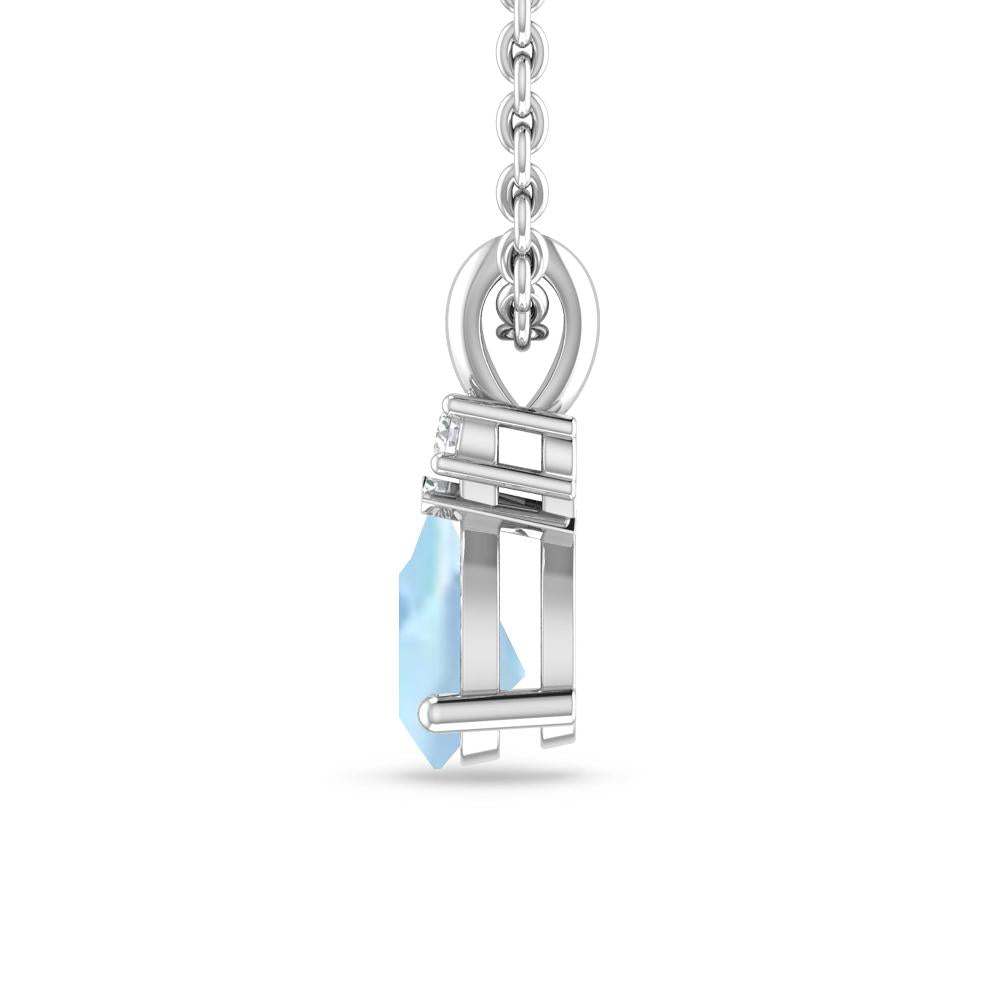 White Gold - Aquamarine