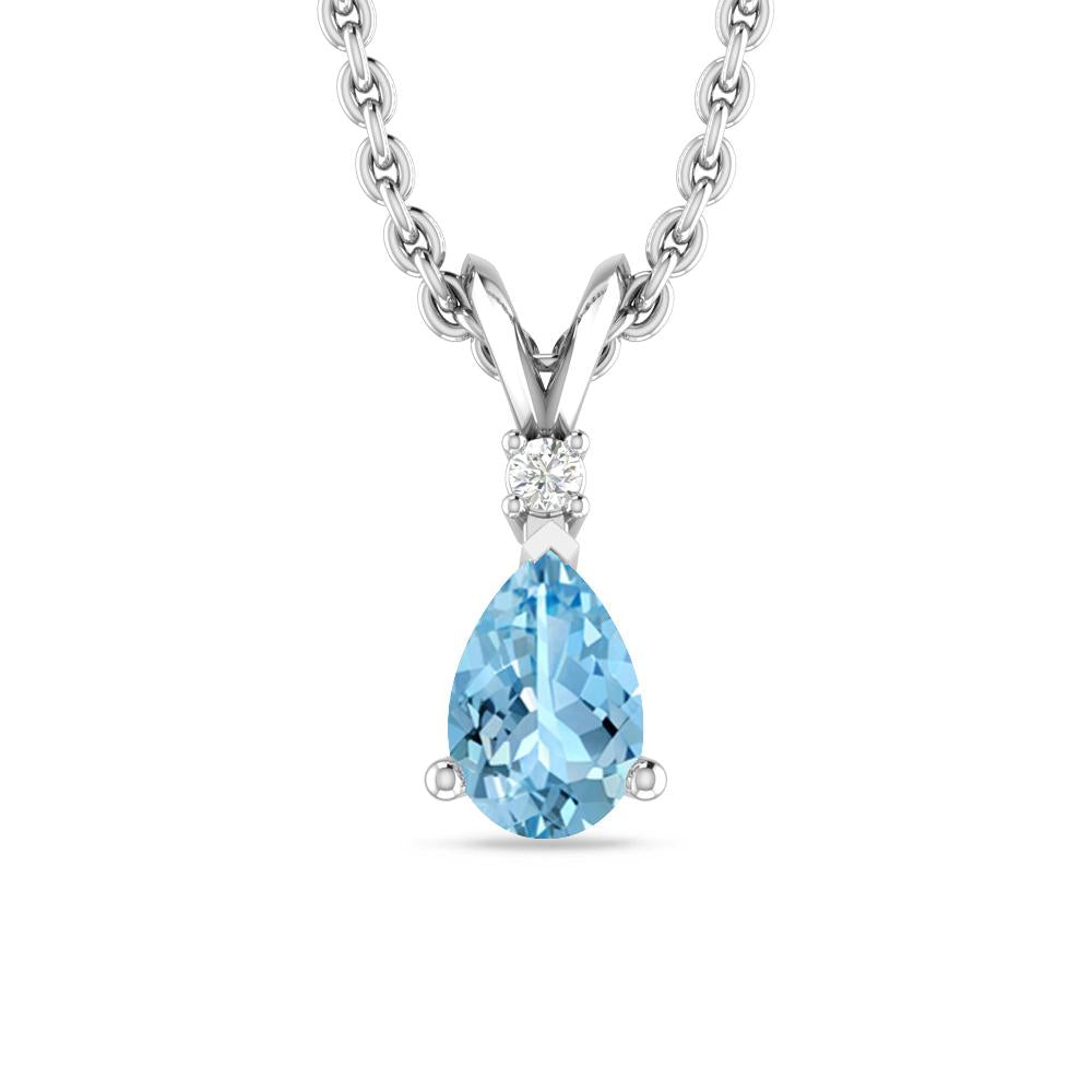 White Gold - Aquamarine