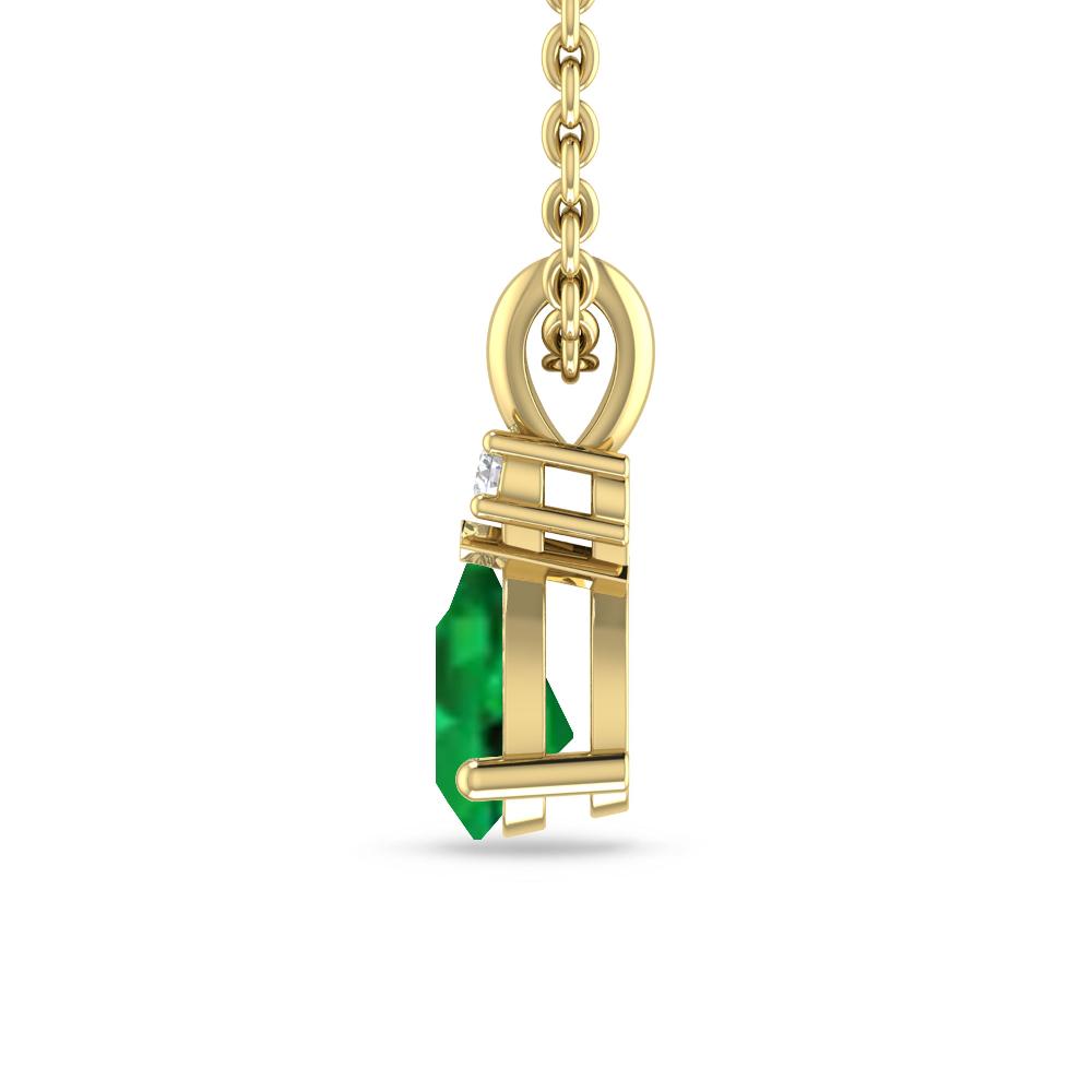 Yellow Gold - Emerald