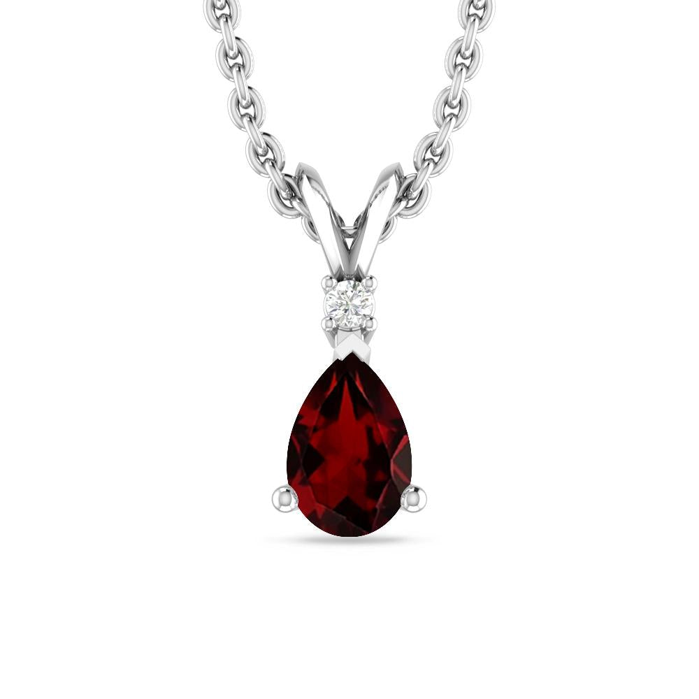 White Gold - Garnet