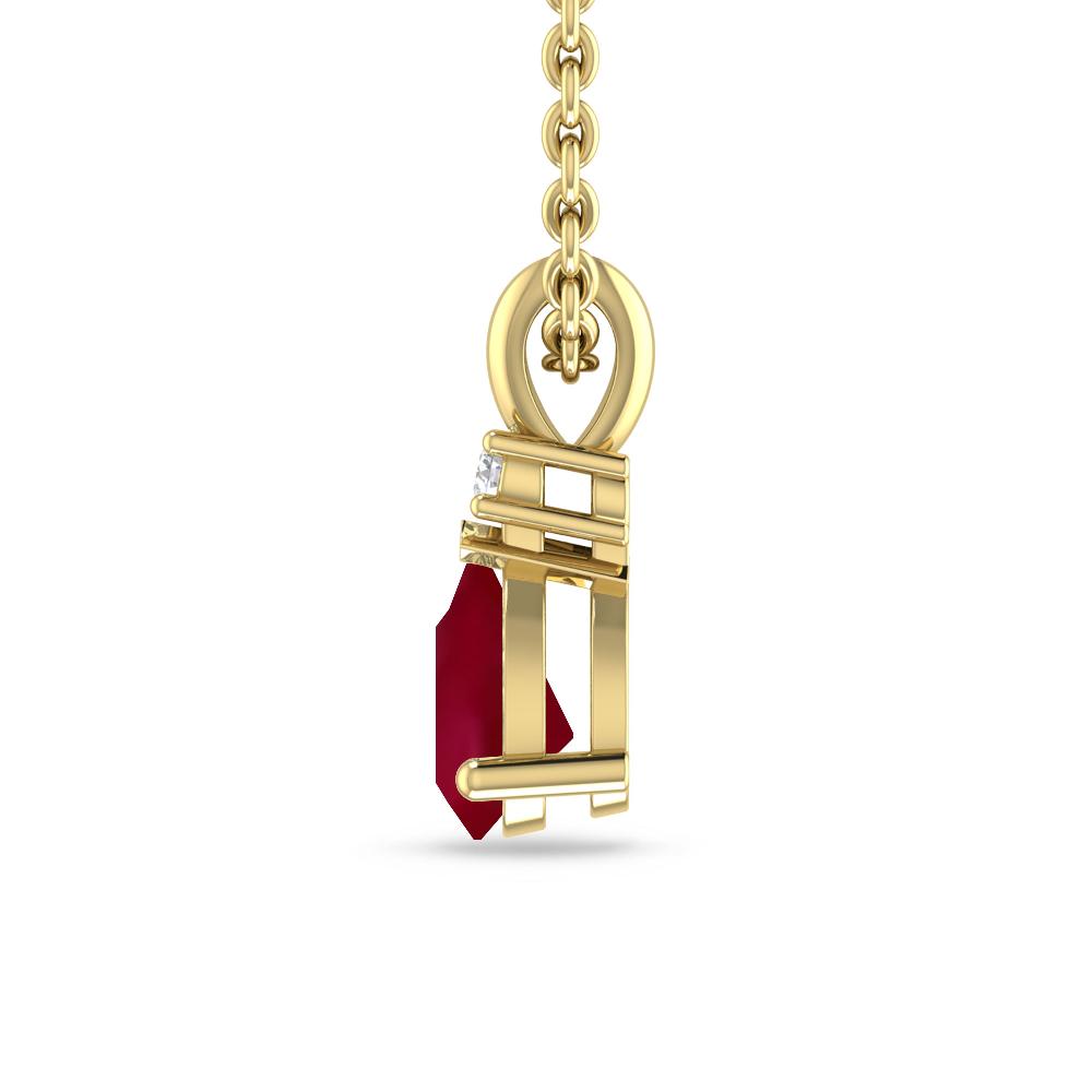 Yellow Gold - Garnet