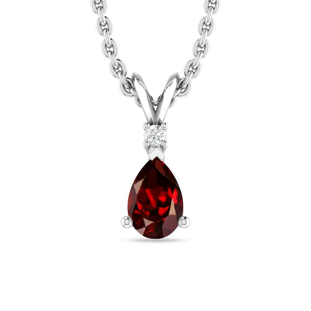 White Gold - Garnet