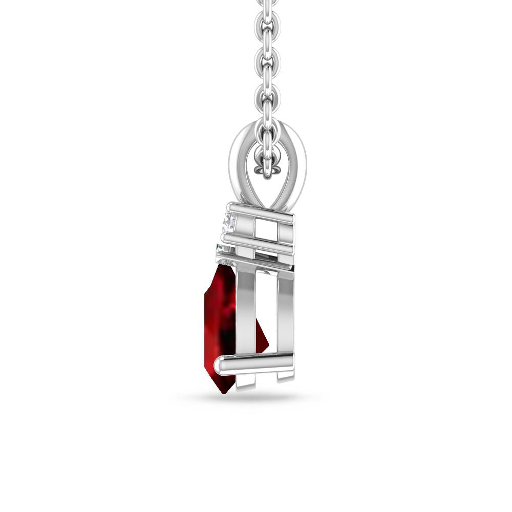 White Gold - Garnet