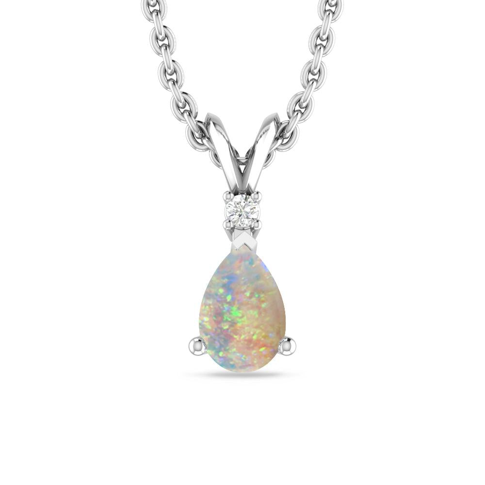 White Gold - Opal