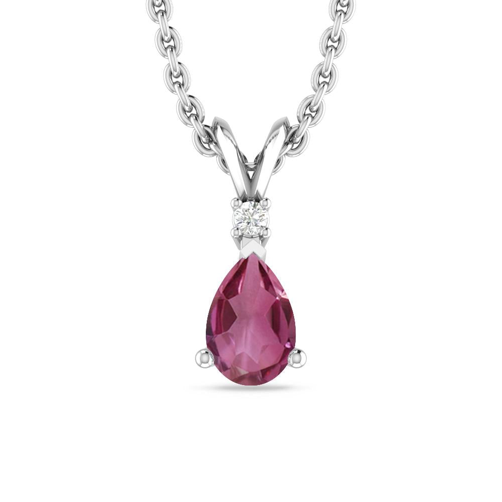 White Gold - Pink Tourmaline