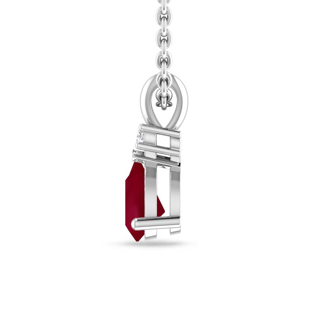 White Gold - Ruby