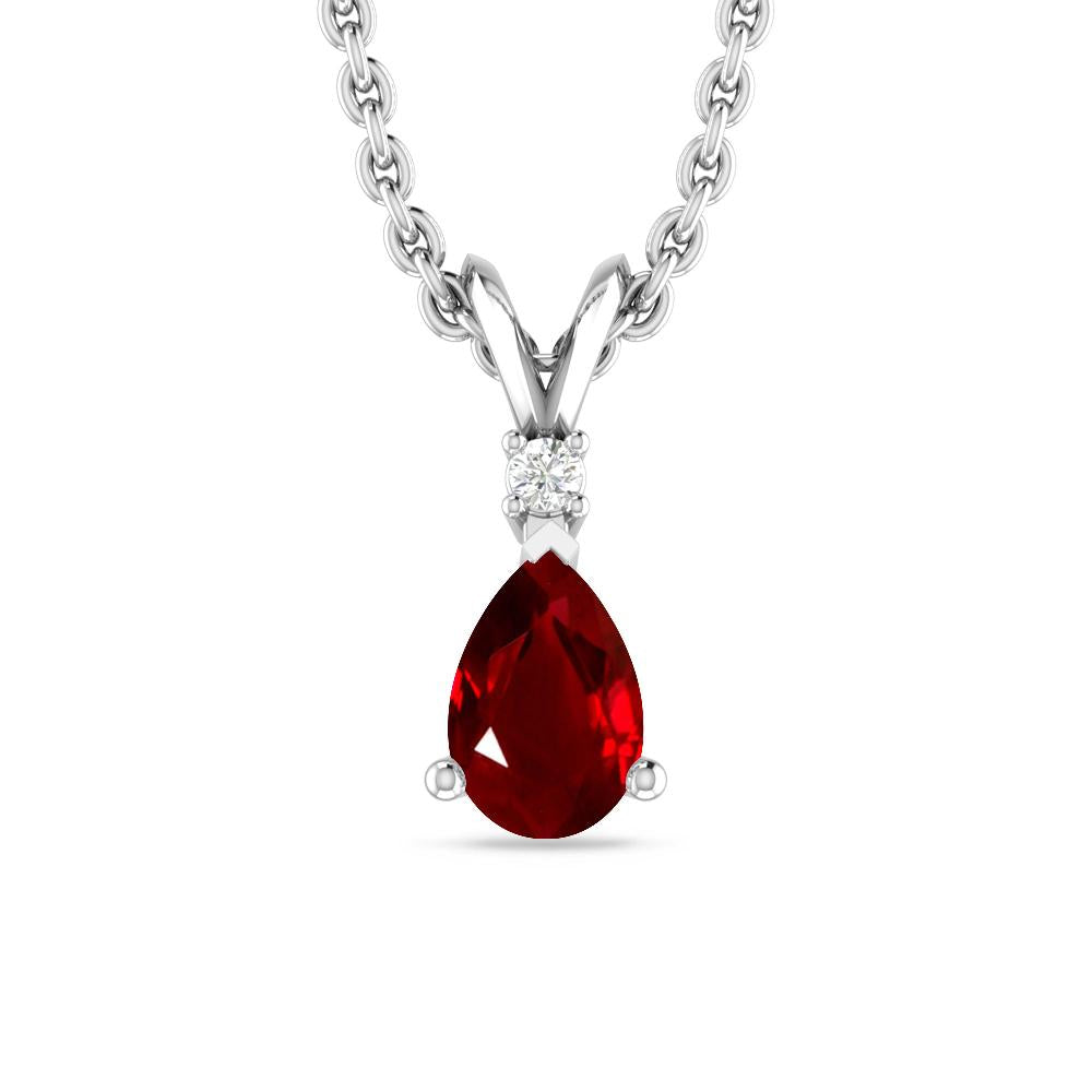 White Gold - Ruby