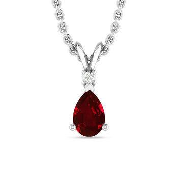 White Gold - Ruby