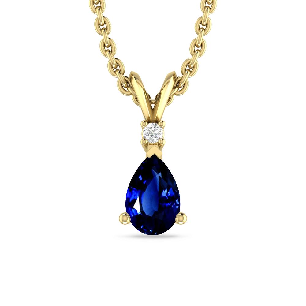 Yellow Gold - Sapphire