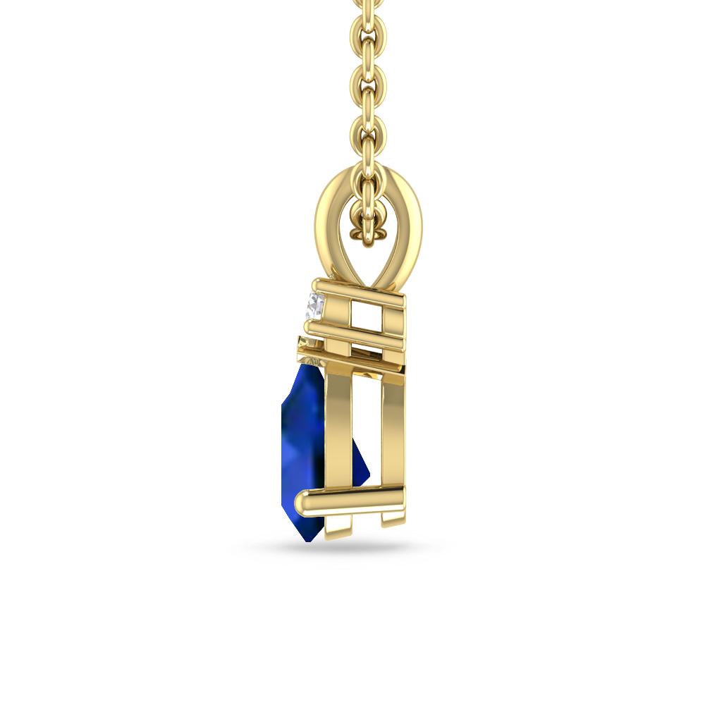 Yellow Gold - Sapphire