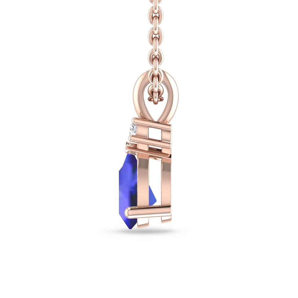 Rose Gold - Tanzanite