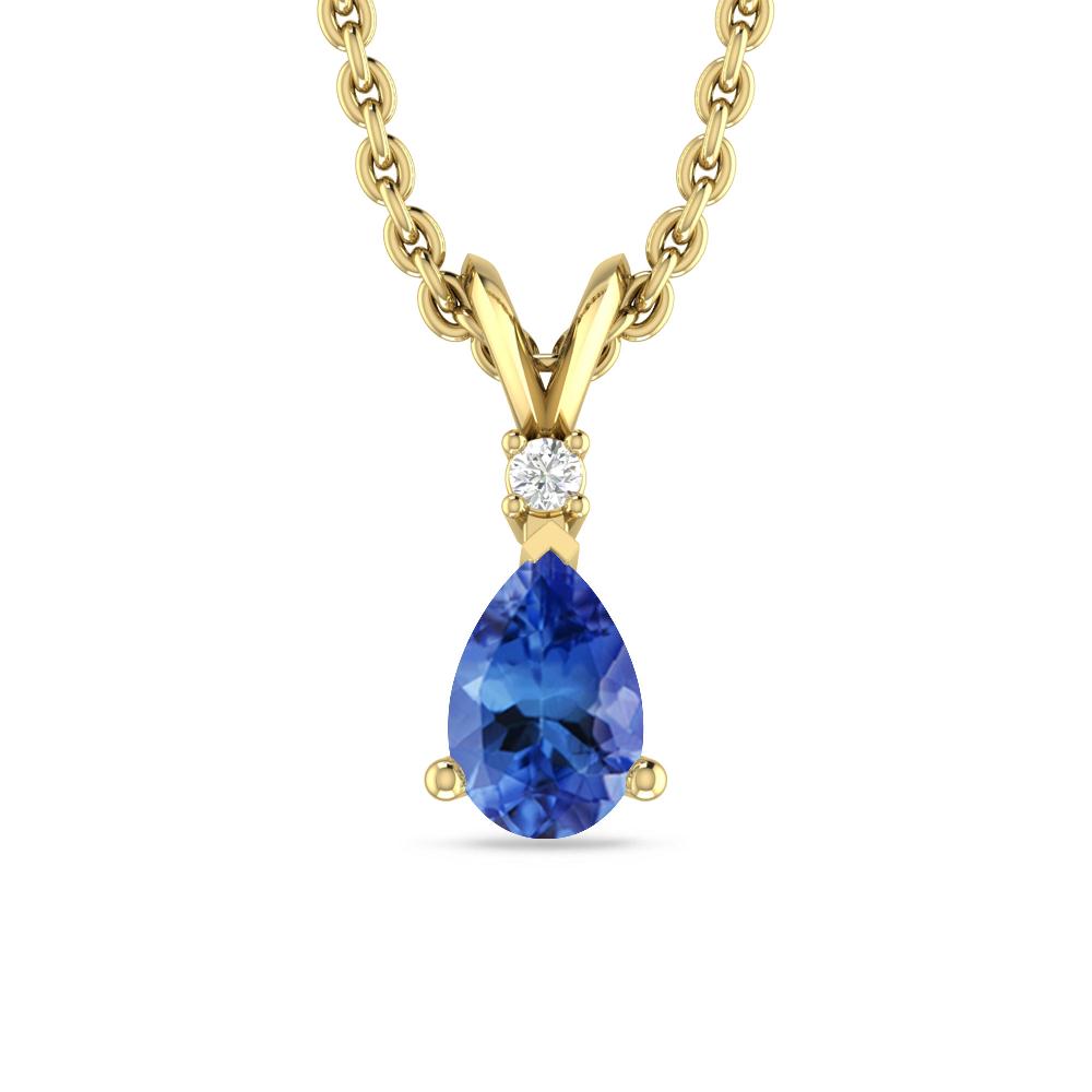 Yellow Gold - Tanzanite