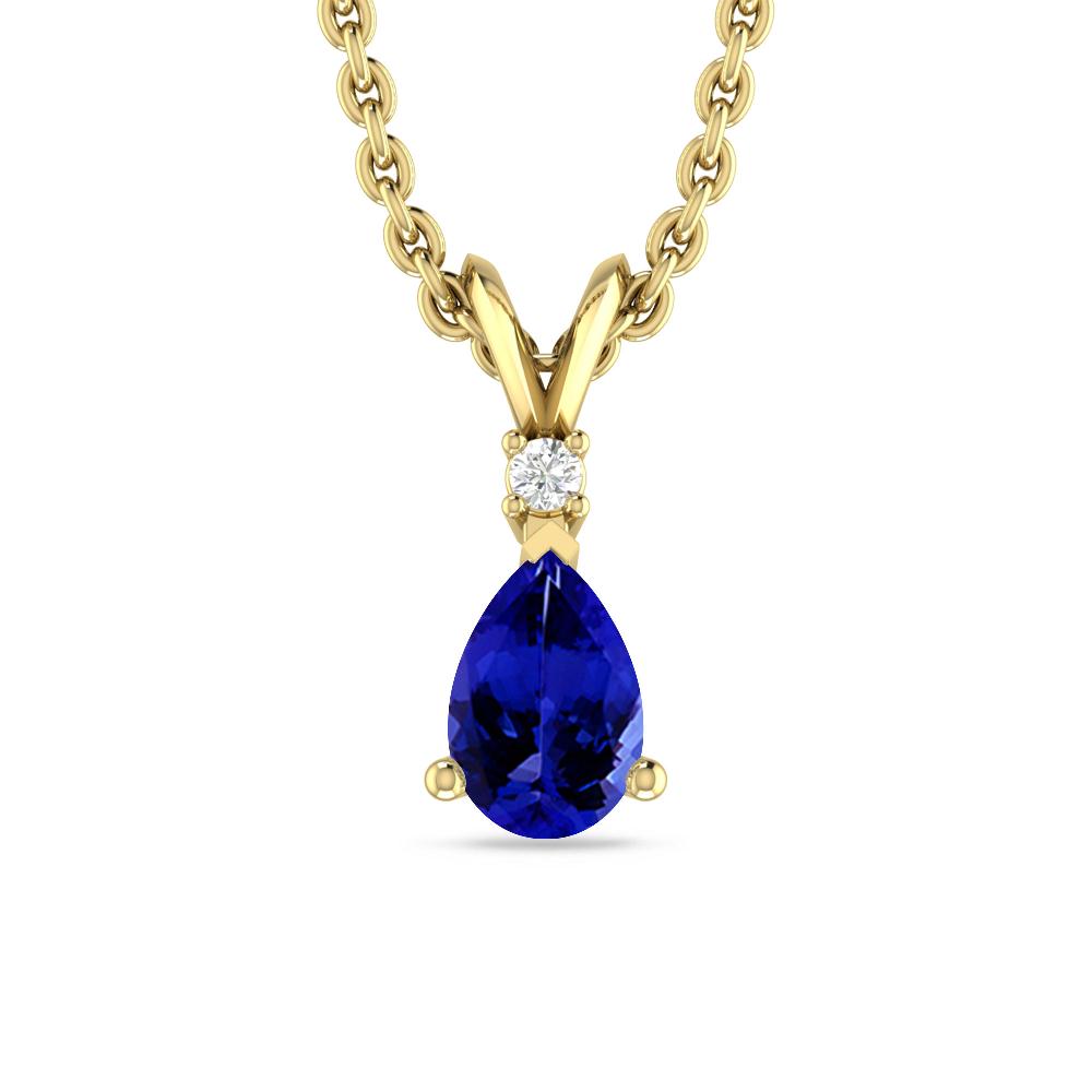 Yellow Gold - Tanzanite