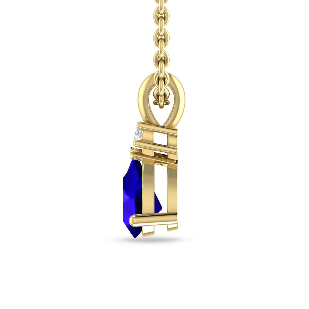 Yellow Gold - Tanzanite