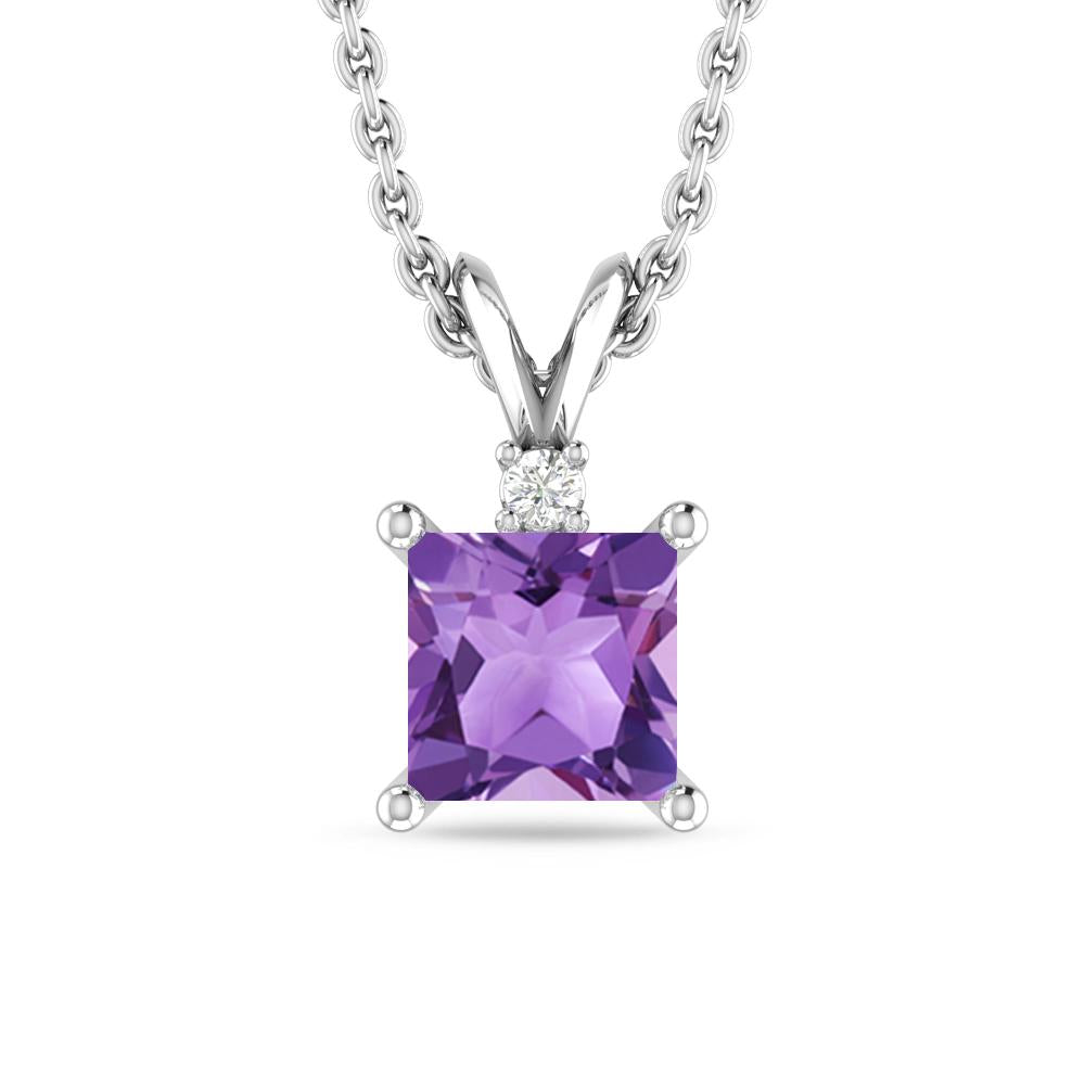 White Gold - Amethyst