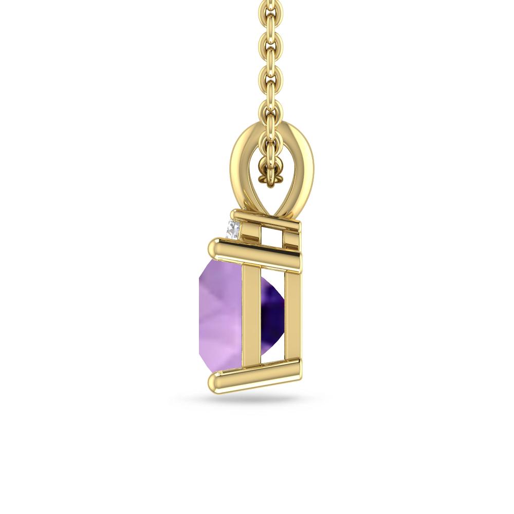 Yellow Gold - Amethyst