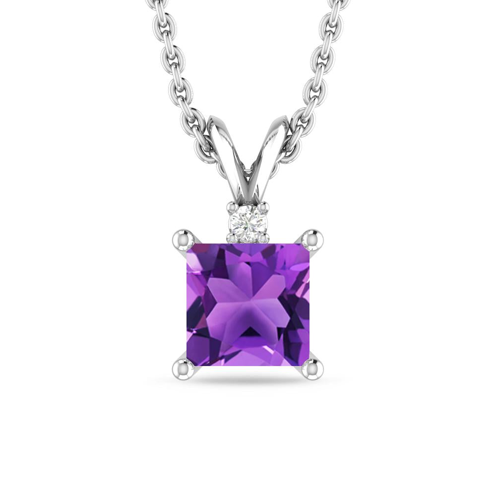 White Gold - Amethyst