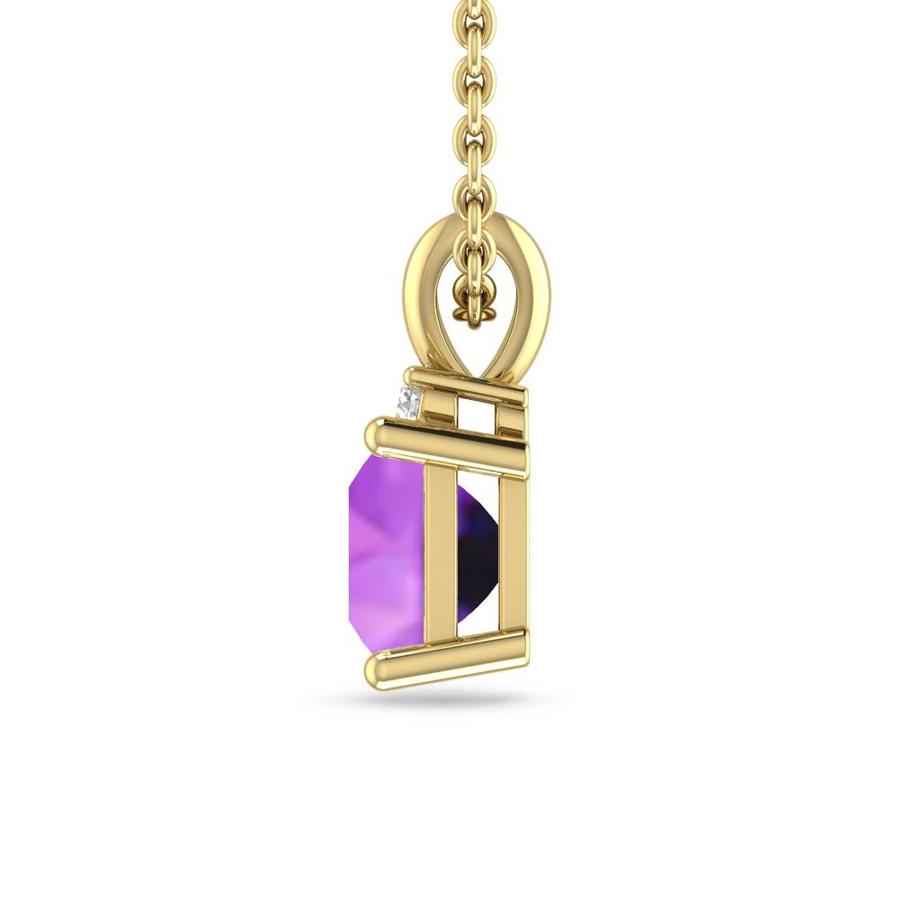 Yellow Gold - Amethyst