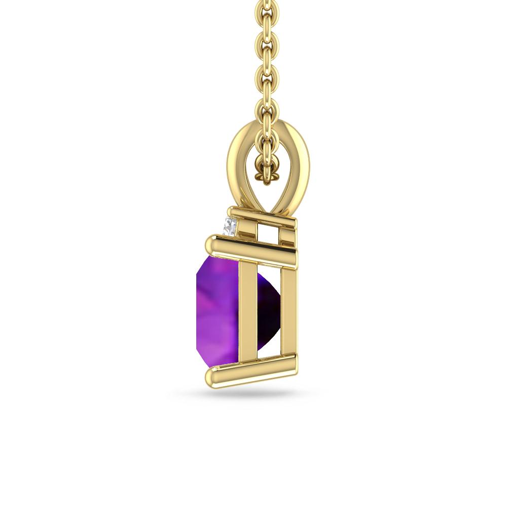 Yellow Gold - Amethyst