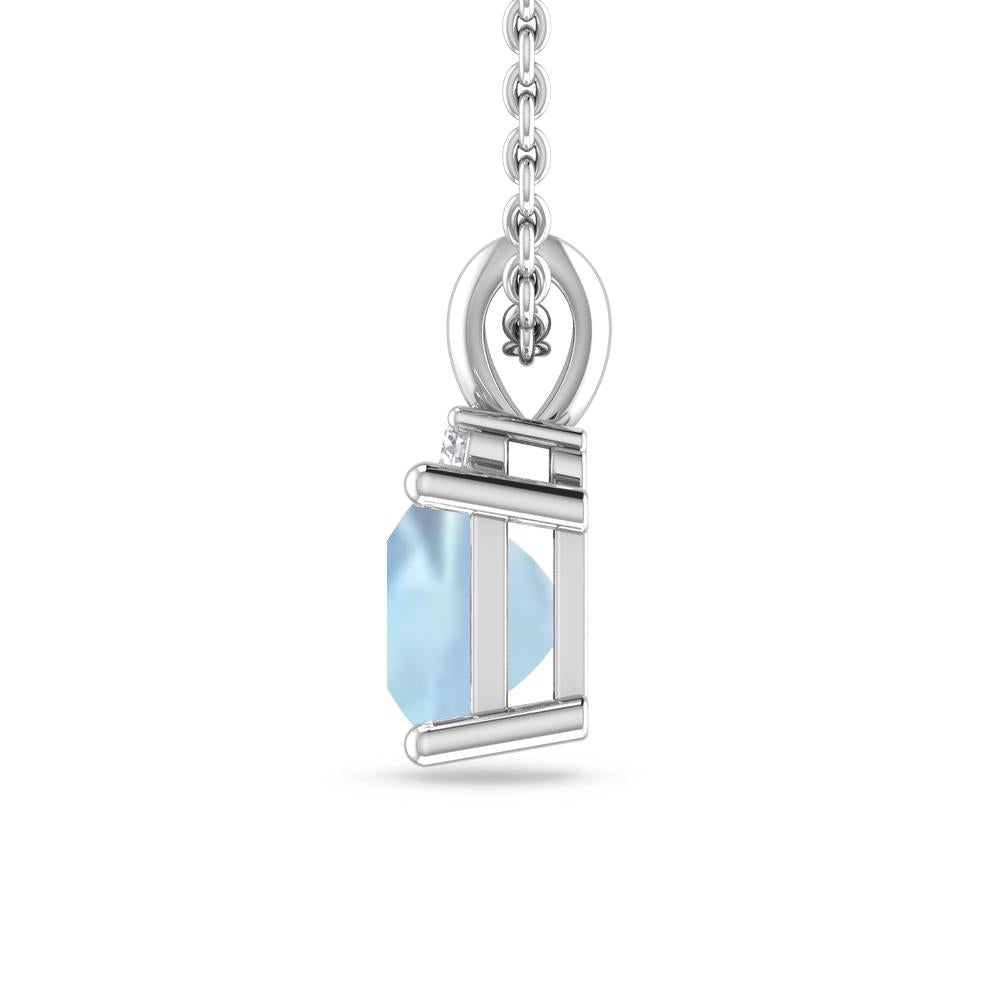 White Gold - Aquamarine