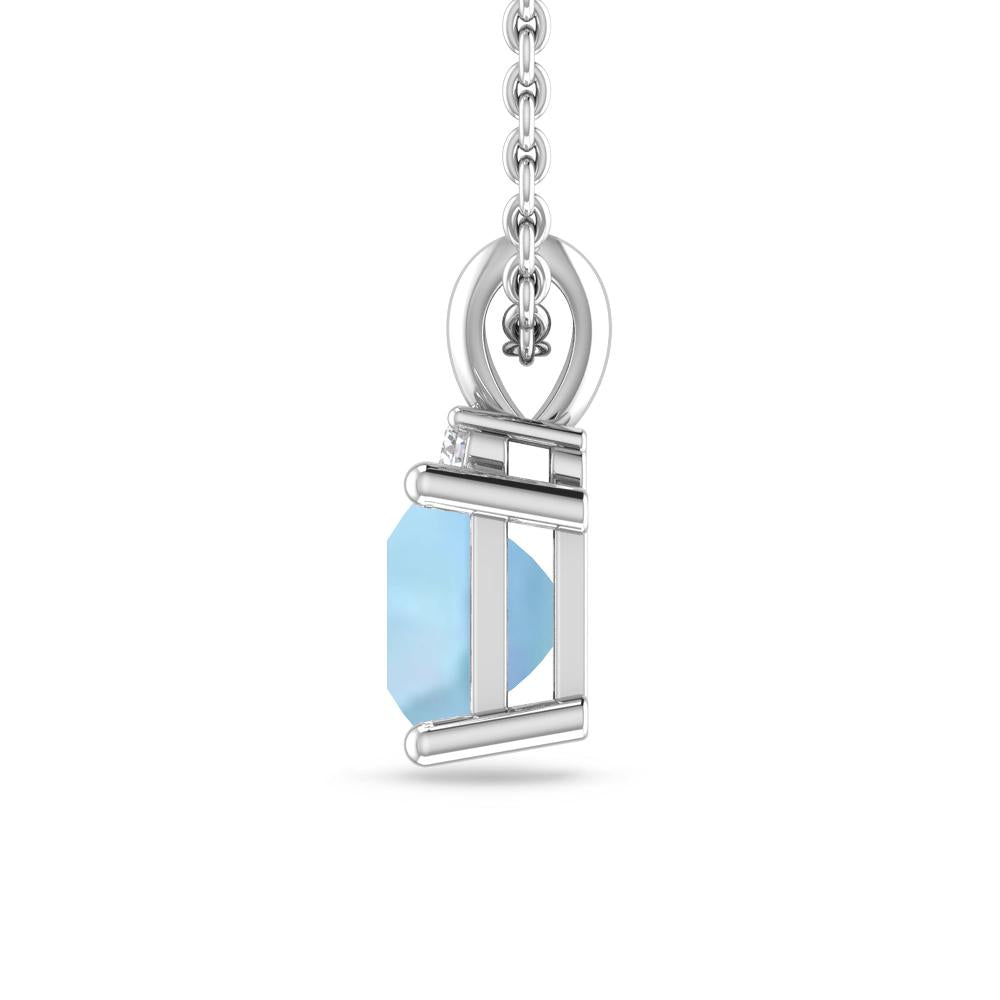 White Gold - Aquamarine