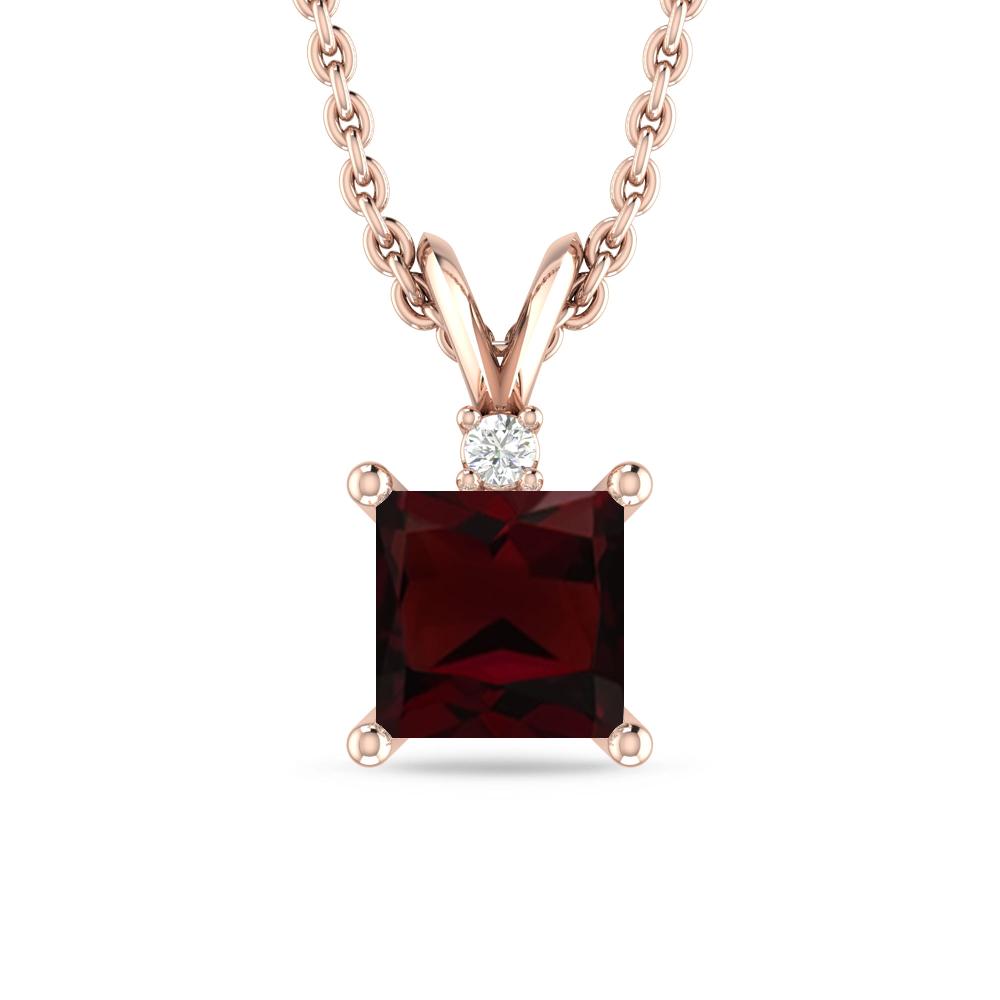 Rose Gold - Garnet