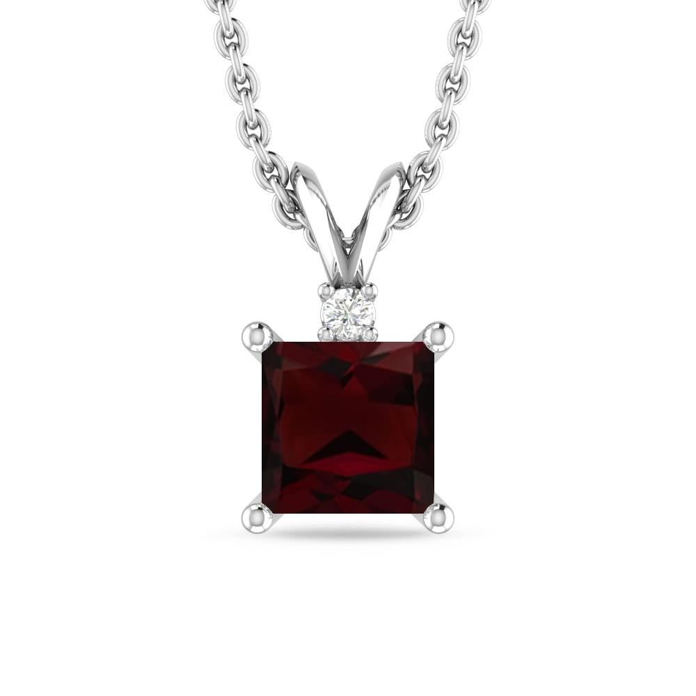 White Gold - Garnet