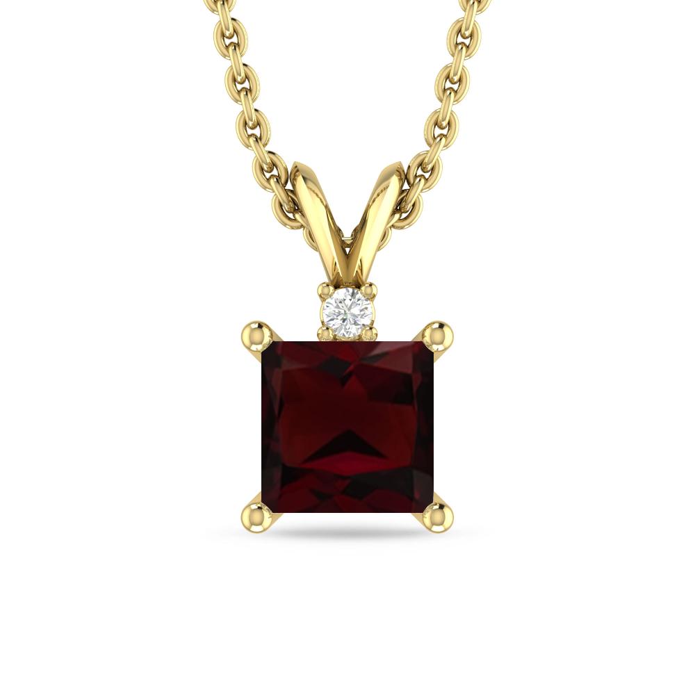 Yellow Gold - Garnet