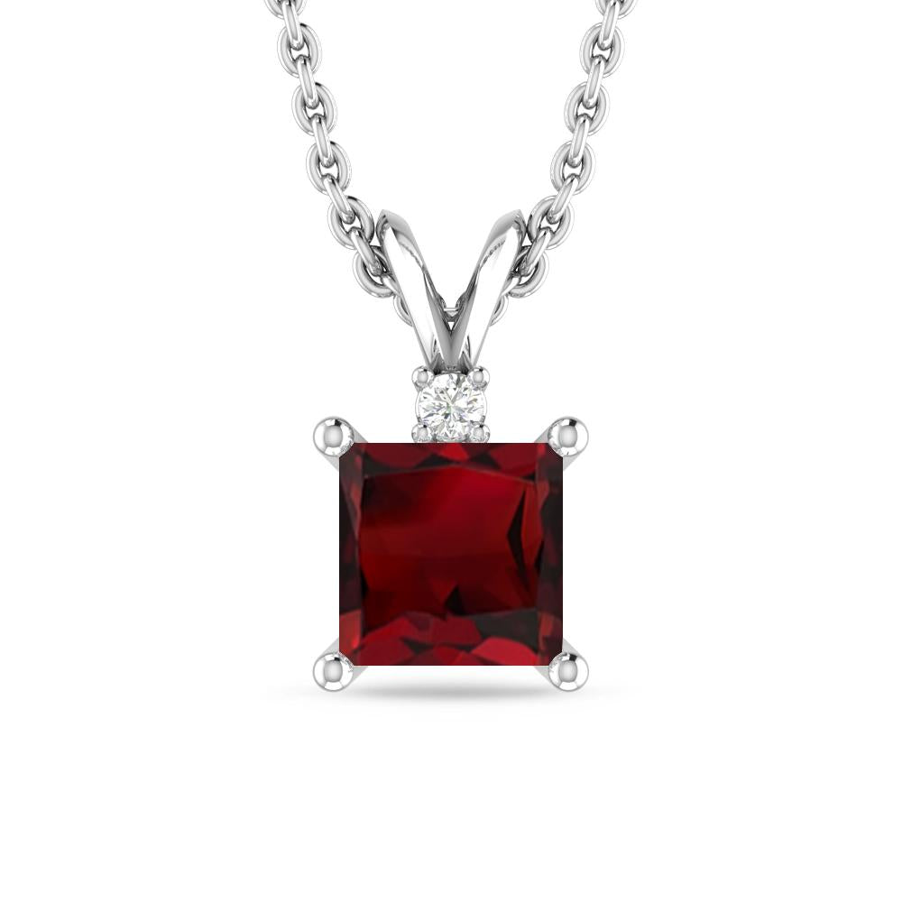 White Gold - Garnet