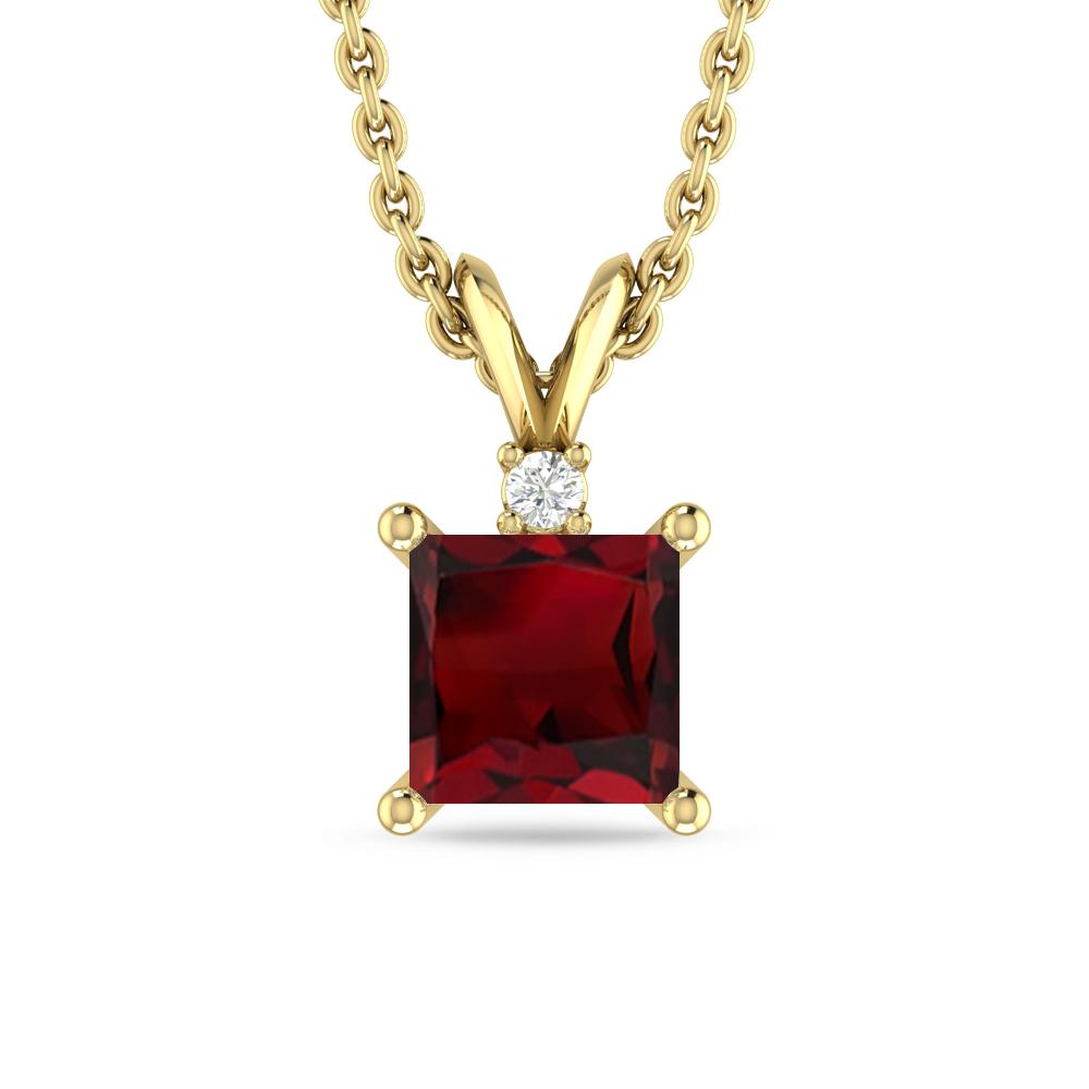 Yellow Gold - Garnet