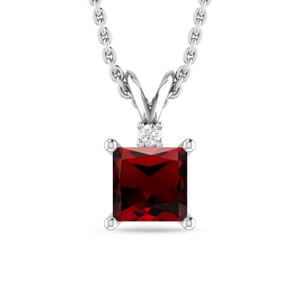 White Gold - Garnet