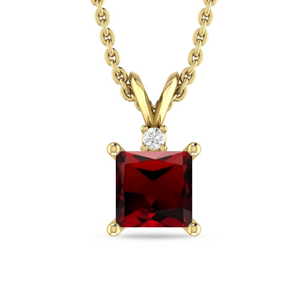 Yellow Gold - Garnet