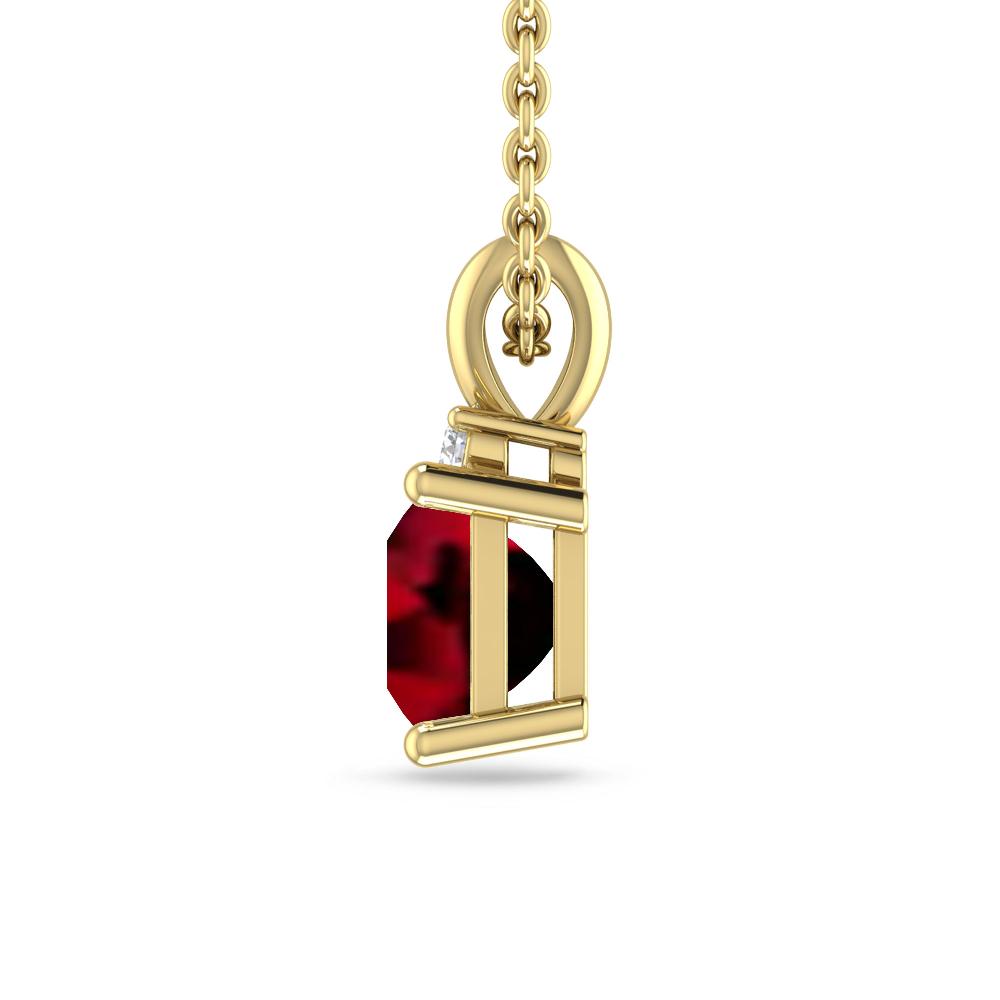 Yellow Gold - Garnet