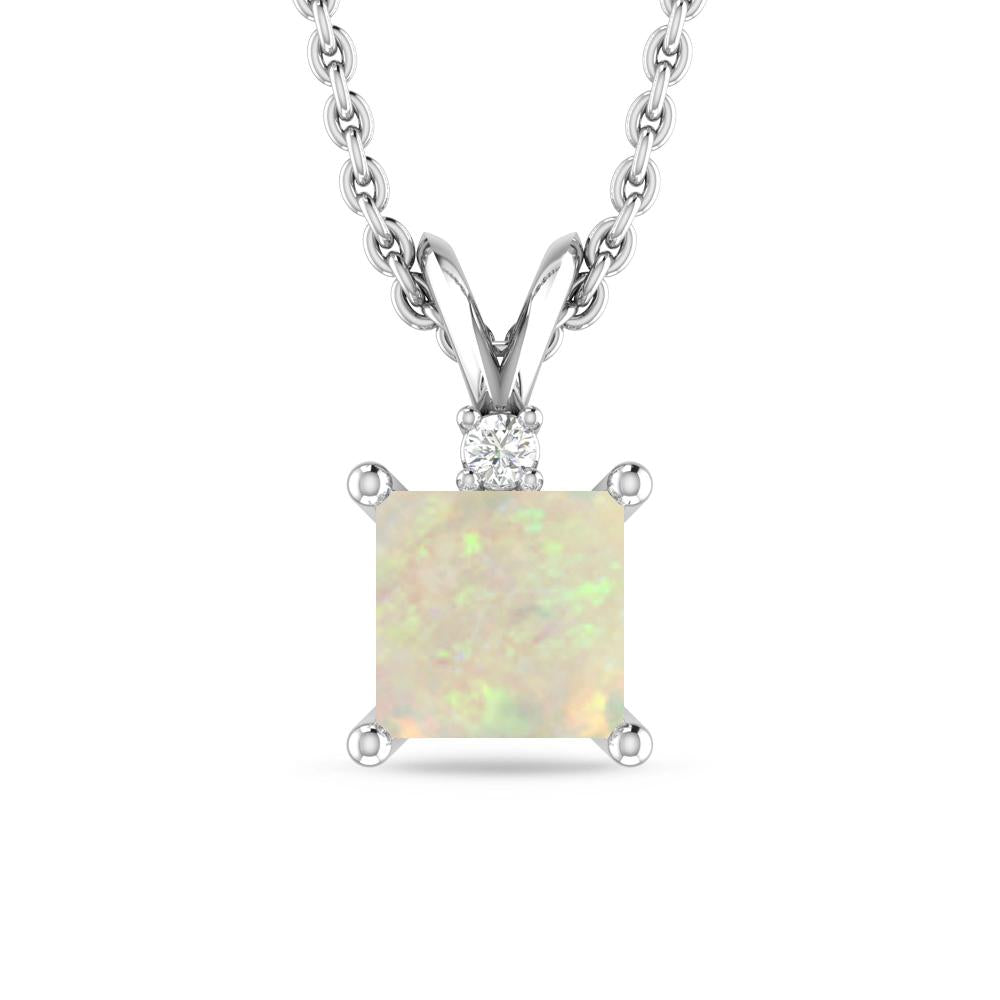 White Gold - Opal